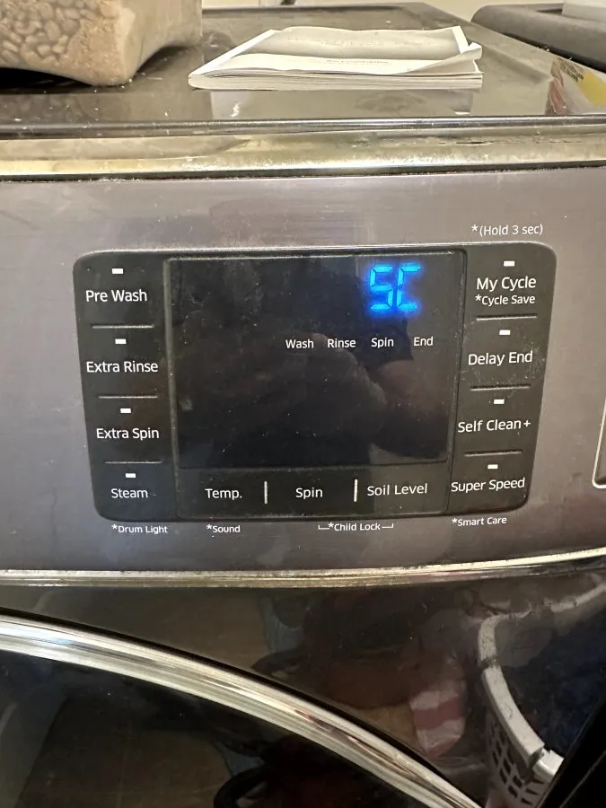 Samsung Washer 5C Drain Error Repair in Raleigh — photo 2