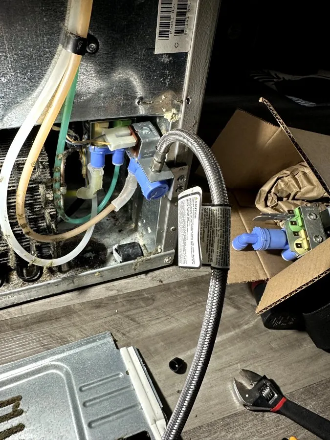 Frigidaire Refrigerator Leak — Water Valve Replacement in Raleigh — photo 3