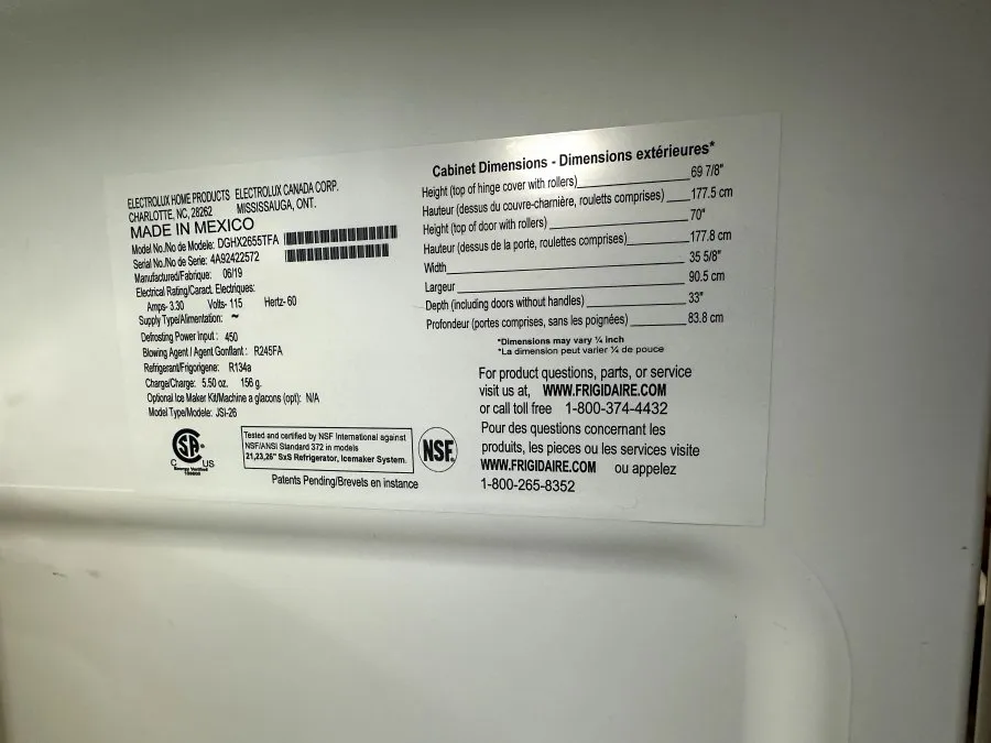 Frigidaire Refrigerator Leak — Water Valve Replacement in Raleigh — photo 5