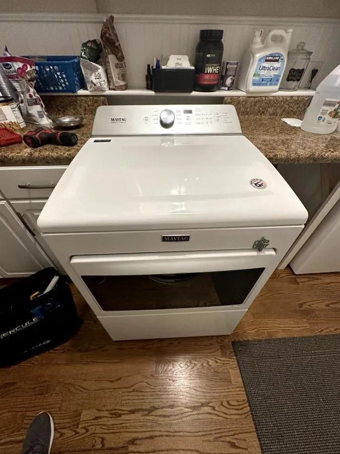 Maytag Dryer Not Heating & Door Issue — Full Repair and Maintenance in Raleigh