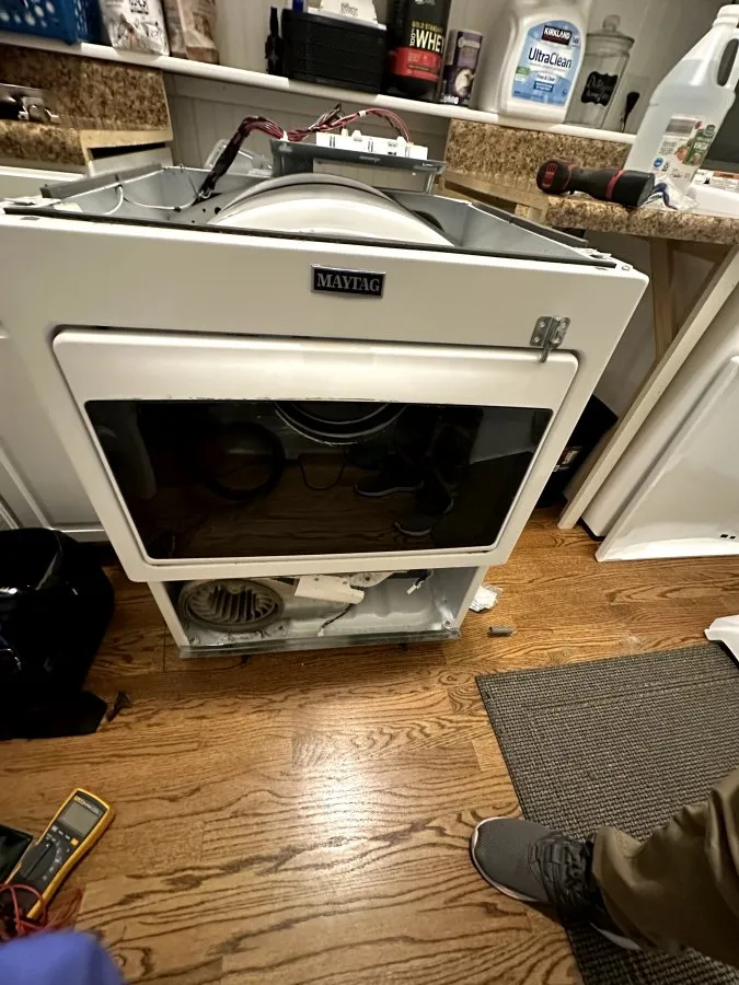 Maytag Dryer Not Heating & Door Issue — Full Repair and Maintenance in Raleigh — photo 10