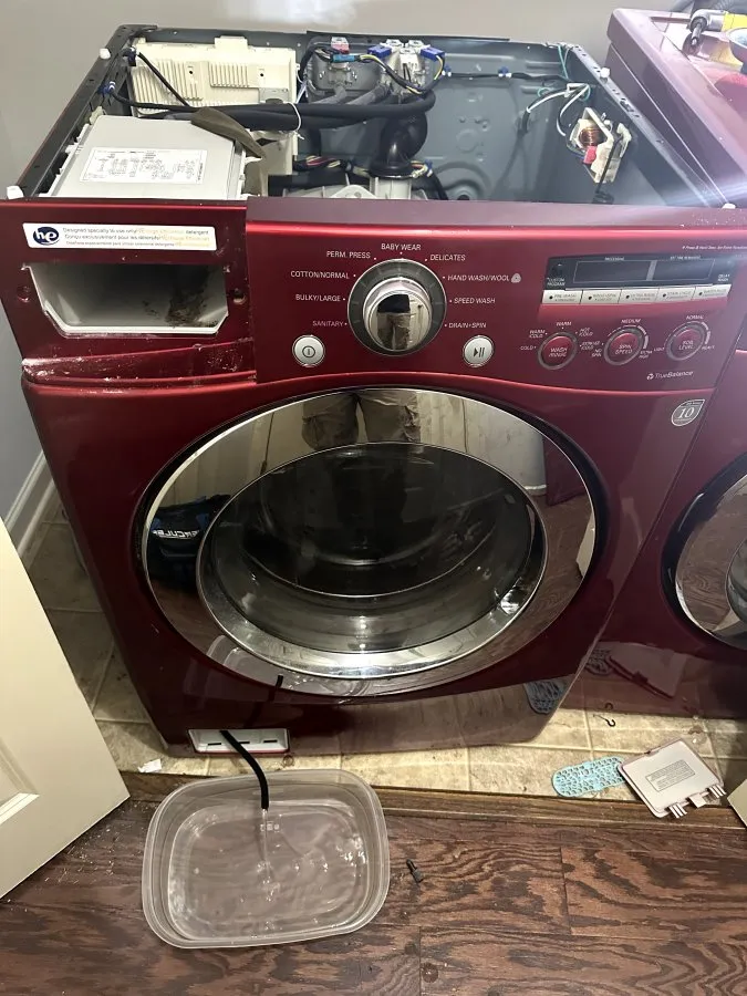LG Washer Not Draining — Drain Pump Replacement — photo 2
