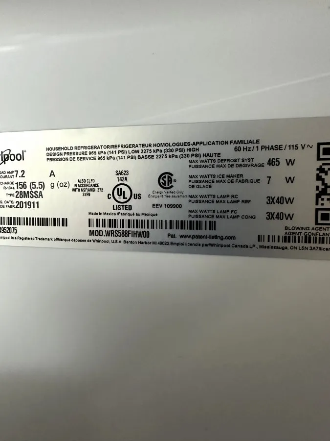 Whirlpool Refrigerator Overcooling — Freezer Thermistor Replaced in Raleigh — photo 2