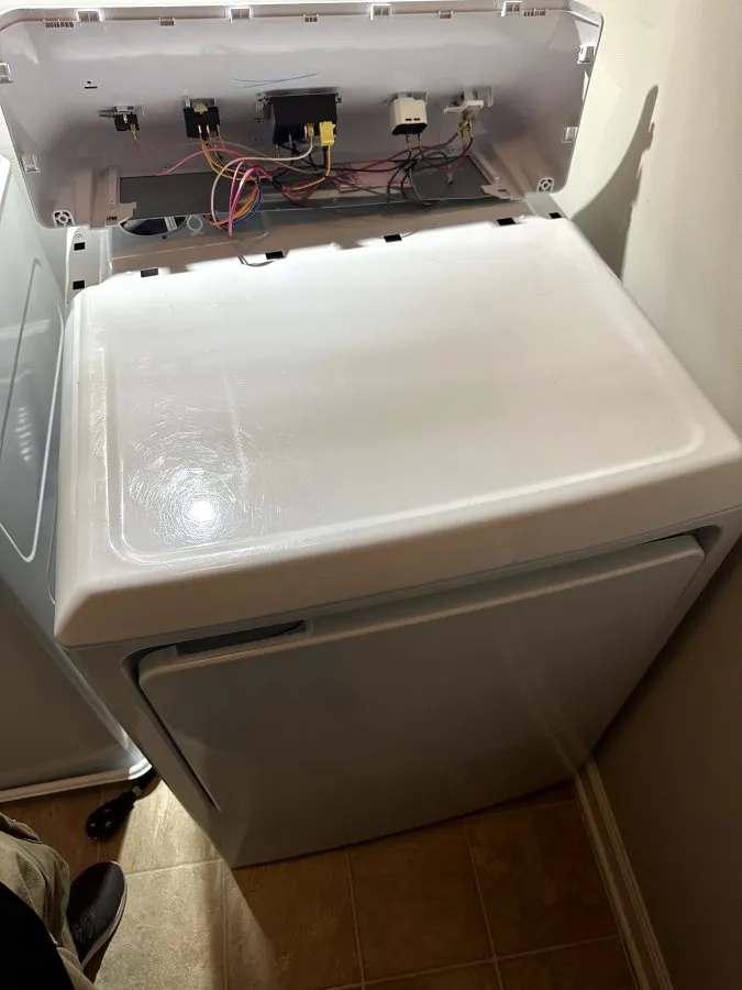 GE Dryer Not Heating — Thermostat Replacement in Raleigh — photo 2