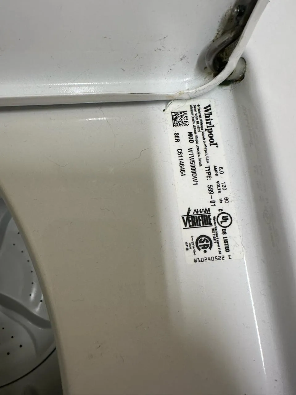 Whirlpool Washer Not Draining — Drain Pump Replacement Covered by AHS — photo 2