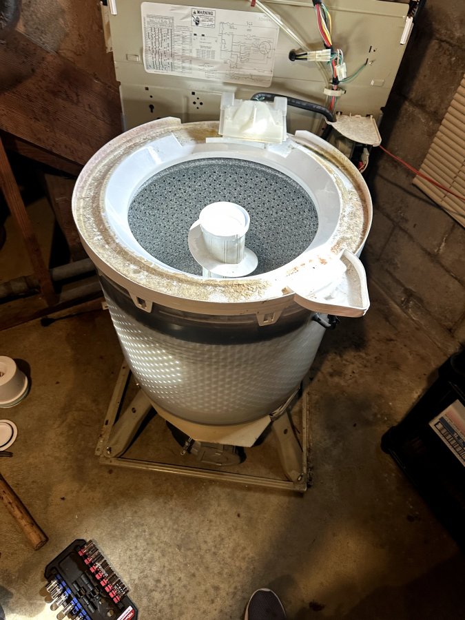 Kenmore Washer Not Spinning — Basket Drive and Brake Replacement in Raleigh