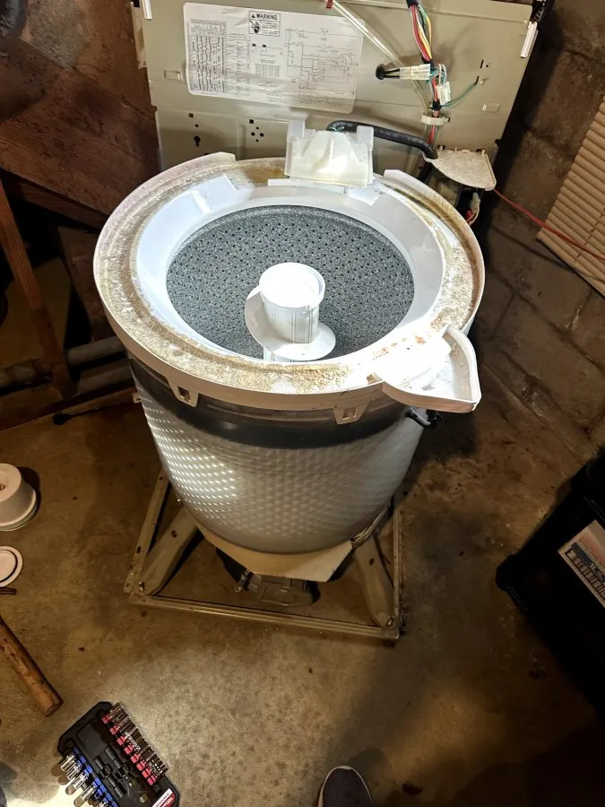 Kenmore Washer Not Spinning — Basket Drive and Brake Replacement in Raleigh