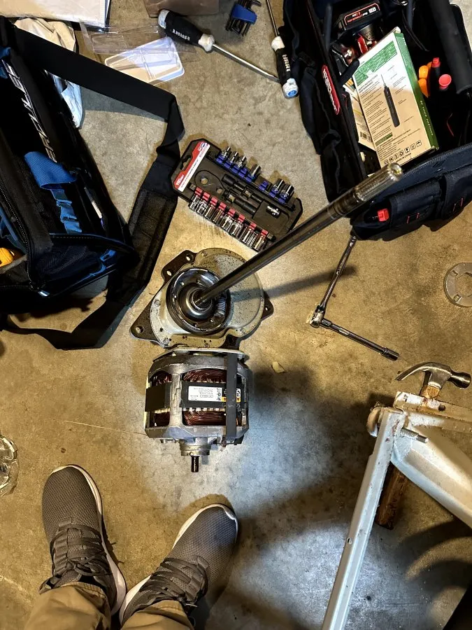 Kenmore Washer Not Spinning — Basket Drive and Brake Replacement in Raleigh — photo 5