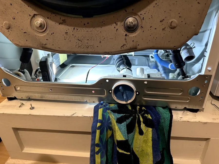 GE Front-Load Washer GFW550SSN5WW — Drain Pump Replacement in Raleigh — photo 4