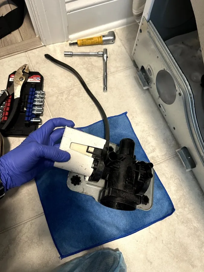 LG Washer Not Draining — Drain Pump Replacement in Raleigh — photo 4