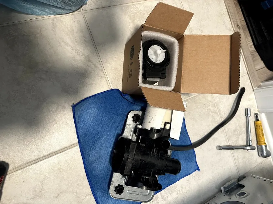 LG Washer Not Draining — Drain Pump Replacement in Raleigh — photo 5