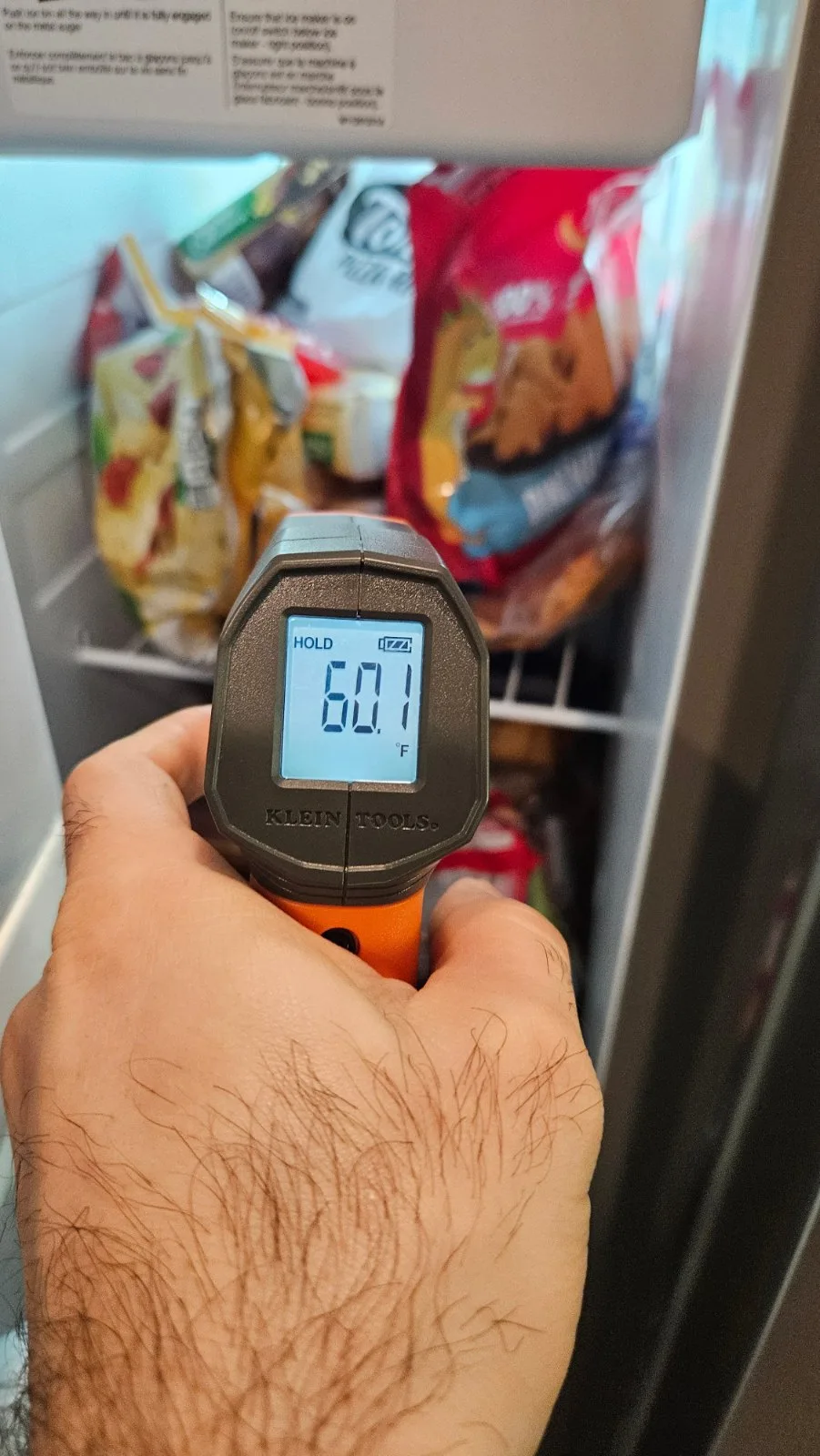 Whirlpool Refrigerator Not Cooling. Diagnosis in Wake Forest — photo 3