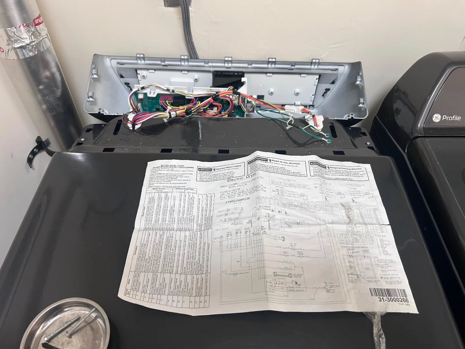 GE Appliances Dryer Unresponsive Controls. User Interface Repair in Durham
