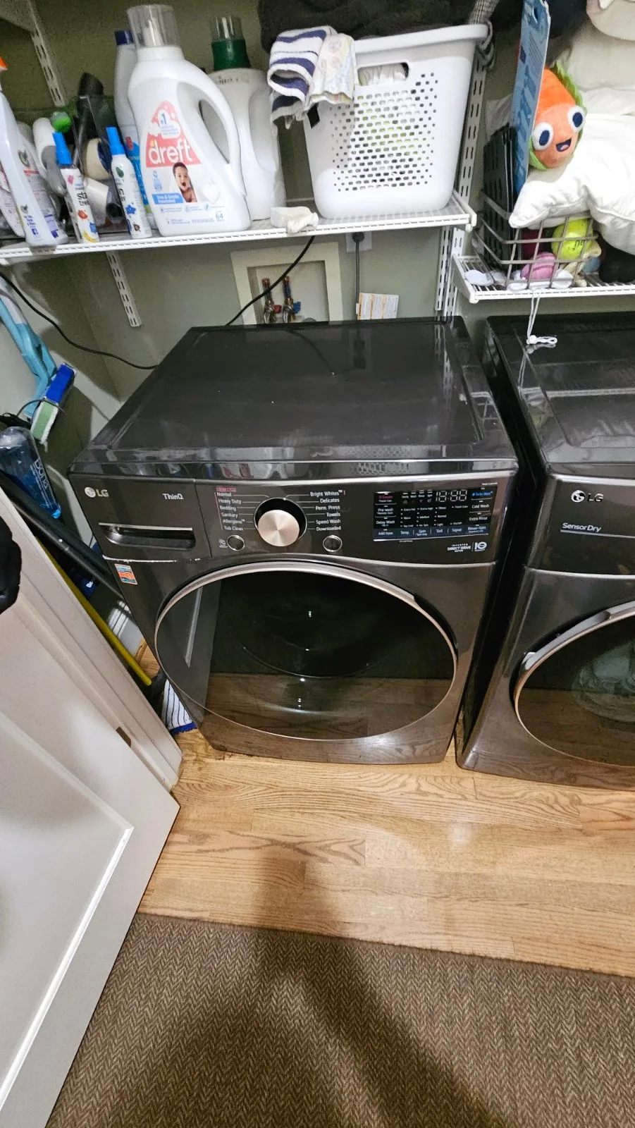 LG Washer Leaking Water. Diagnosis in Raleigh
